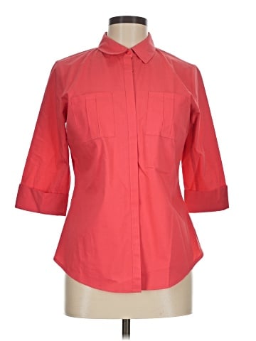 Worthington 3/4 Sleeve Button-Down Shirt (view 1)