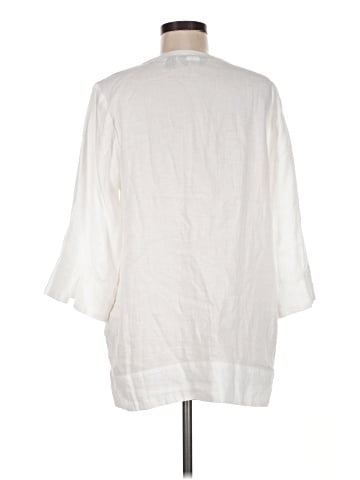 Lands' End 3/4 Sleeve Blouse (view 2)