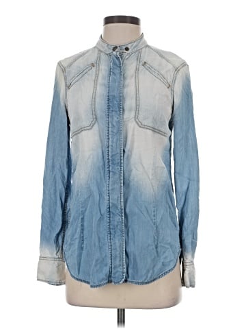 7 For All Mankind Long Sleeve Button-Down Shirt (view 1)