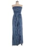 Cupshe 100% Polyester Paisley Blue Jumpsuit Size L - photo 1