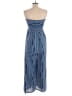 Cupshe 100% Polyester Paisley Blue Jumpsuit Size L - photo 2
