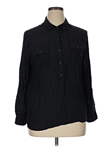 Old Navy 3/4 Sleeve Button-Down Shirt (view 1)