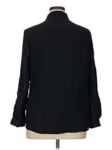 Old Navy 3/4 Sleeve Button-Down Shirt (view 2)