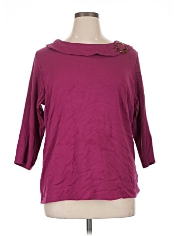 Karen Scott 3/4 Sleeve T-Shirt (view 1)
