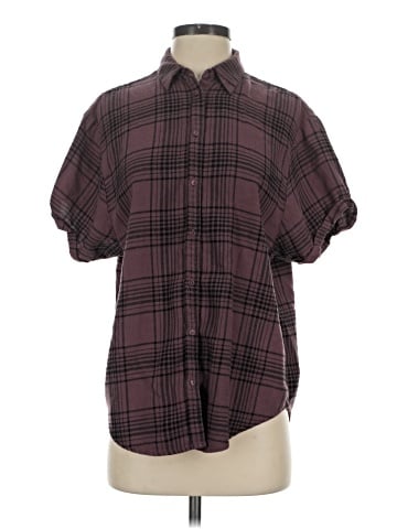 Express Short Sleeve Button-Down Shirt (view 1)