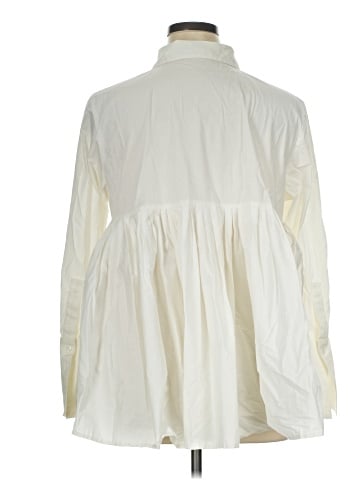 Soft Surroundings Long Sleeve Button-Down Shirt (view 2)