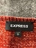 Express 100% Polyester Metallic Red Pullover Sweater Size M - photo 7
