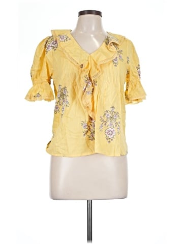 LC Lauren Conrad Short Sleeve Blouse (view 1)