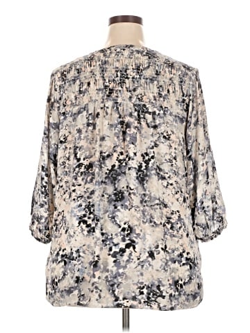 Rose + Olive 3/4 Sleeve Blouse (view 2)