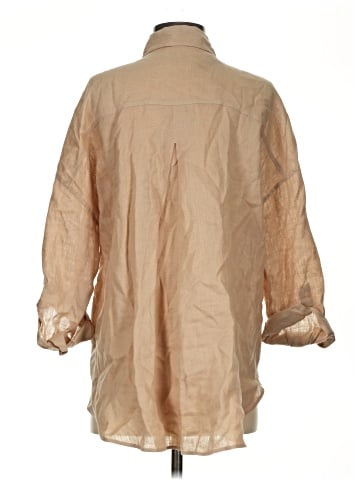Zara 3/4 Sleeve Button-Down Shirt (view 2)