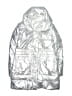 Crewcuts 100% Polyester Metallic Silver Snow Jacket Size 14 - photo 1