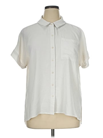 Calvin Klein Short Sleeve Blouse (view 1)