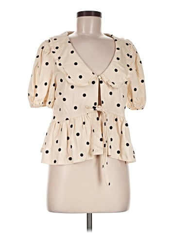 Porridge Short Sleeve Blouse (view 1)