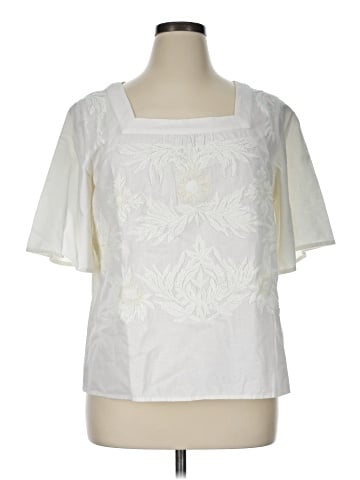 Soft Surroundings Short Sleeve Blouse (view 1)