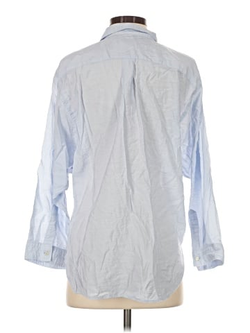Ann Taylor LOFT 3/4 Sleeve Button-Down Shirt (view 2)