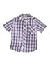 Volcom Plaid Blue Short Sleeve Button-Down Shirt Size 7 - photo 1