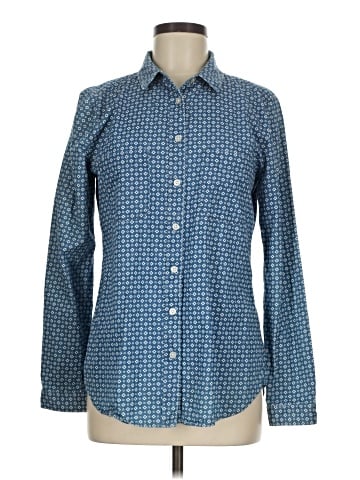 Ann Taylor LOFT Long Sleeve Button-Down Shirt (view 1)