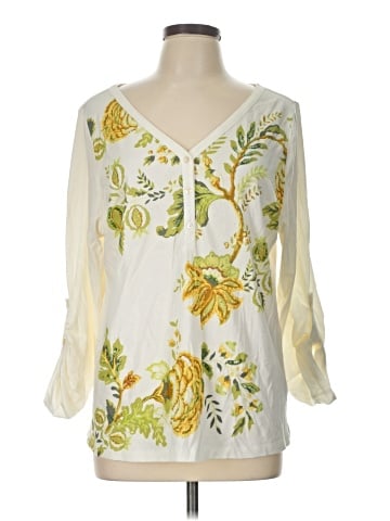 Soft Surroundings 3/4 Sleeve Blouse (view 1)