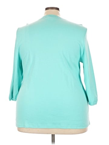 Karen Scott 3/4 Sleeve Blouse (view 2)