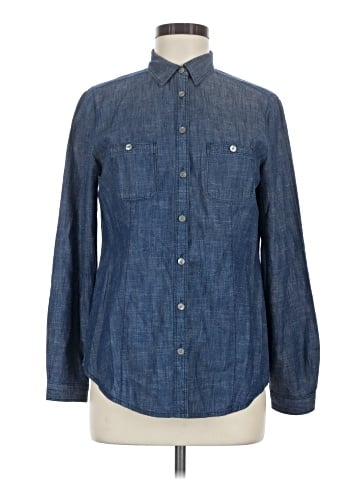 Ann Taylor LOFT Long Sleeve Button-Down Shirt (view 1)