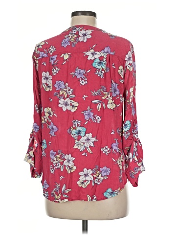 a.n.a. A New Approach 3/4 Sleeve Blouse (view 2)