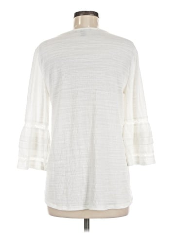 Cable & Gauge 3/4 Sleeve Blouse (view 2)