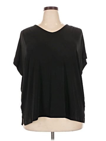 Susan Graver Short Sleeve Top (view 1)
