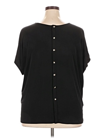 Susan Graver Short Sleeve Top (view 2)