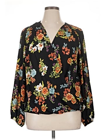 INC International Concepts 3/4 Sleeve Blouse (view 1)