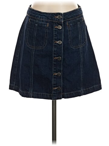 Topshop Denim Skirt (view 1)