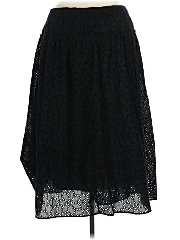 Madewell Eyelet Pull-On Midi Skirt (view 2)
