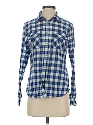 American Eagle Outfitters Long Sleeve Button-Down Shirt (view 1)