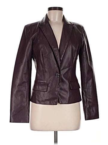 Calvin Klein Faux Leather Jacket (view 1)