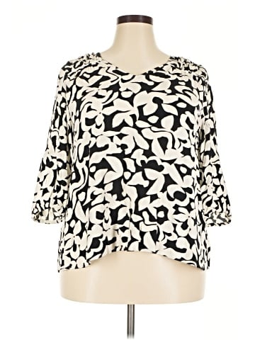 Terra & Sky 3/4 Sleeve Blouse (view 1)