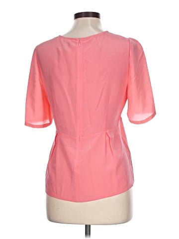 Broadway & Broome Short Sleeve Silk Top (view 2)