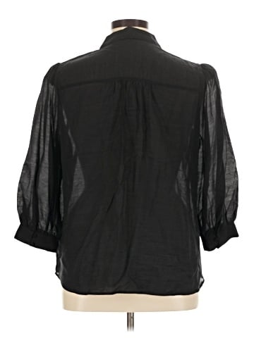 Express 3/4 Sleeve Button-Down Shirt (view 2)