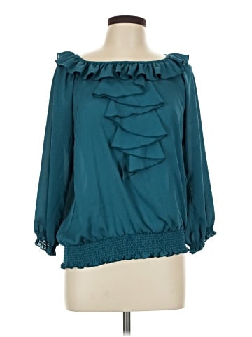 Pookie & Sebastian 3/4 Sleeve Blouse (view 1)
