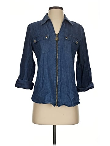 Anne Klein 3/4 Sleeve Button-Down Shirt (view 1)