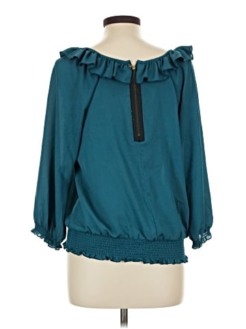 Pookie & Sebastian 3/4 Sleeve Blouse (view 2)