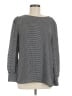Halogen 100% Polyester Houndstooth Gray Black Long Sleeve Blouse Size M - photo 1