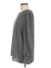 Halogen 100% Polyester Houndstooth Gray Black Long Sleeve Blouse Size M - photo 5