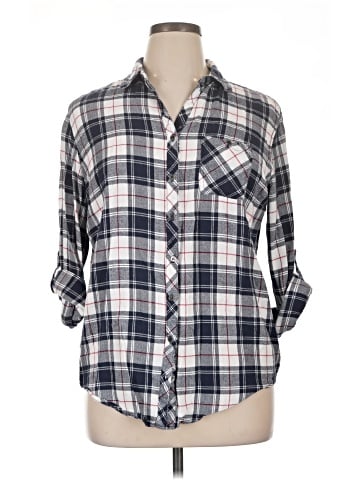 Holding Horses 3/4 Sleeve Button-Down Shirt (view 1)