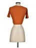 Zara Orange Short Sleeve Top Size S - photo 2
