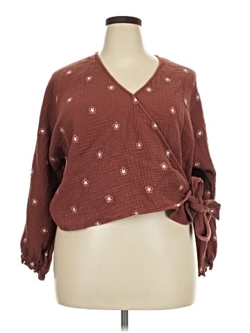 Madewell 3/4 Sleeve Blouse (view 1)