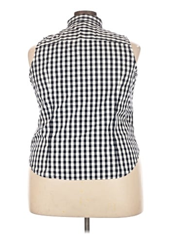 J.Crew Factory Store Sleeveless Button-Down Shirt (view 2)