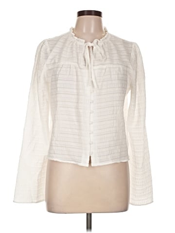Lulus Long Sleeve Blouse (view 1)