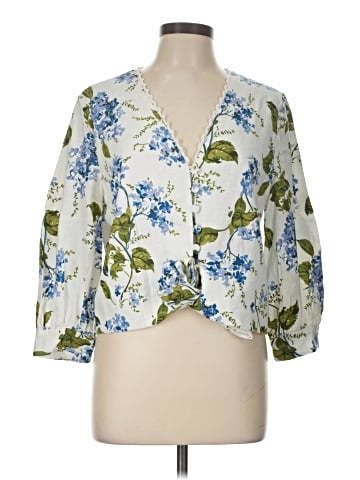 Laura Ashley 3/4 Sleeve Blouse (view 1)