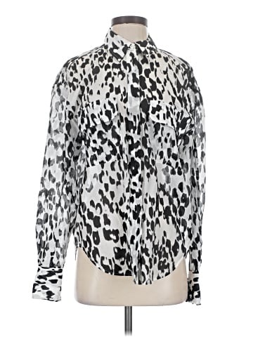 Equipment Long Sleeve Blouse (view 1)