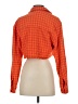 Zara Houndstooth Orange Jacket Size S - photo 2