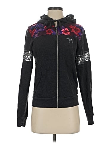 Victoria's Secret Pink Zip Up Hoodie (view 1)